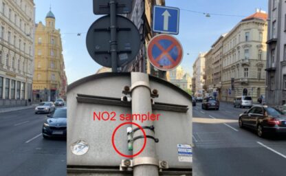 Měření NO2 v Praze na 30 lokalitách + MAPA