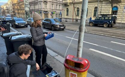 Měření UFP a NO2 v ulicích Prahy