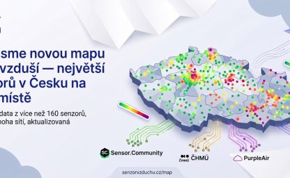 Spustili jsme novou mapu kvality ovzduší — největší síť senzorů v Česku na jednom místě