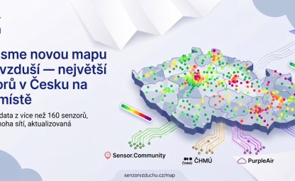 Spustili jsme novou mapu kvality ovzduší — největší síť senzorů v Česku na jednom místě